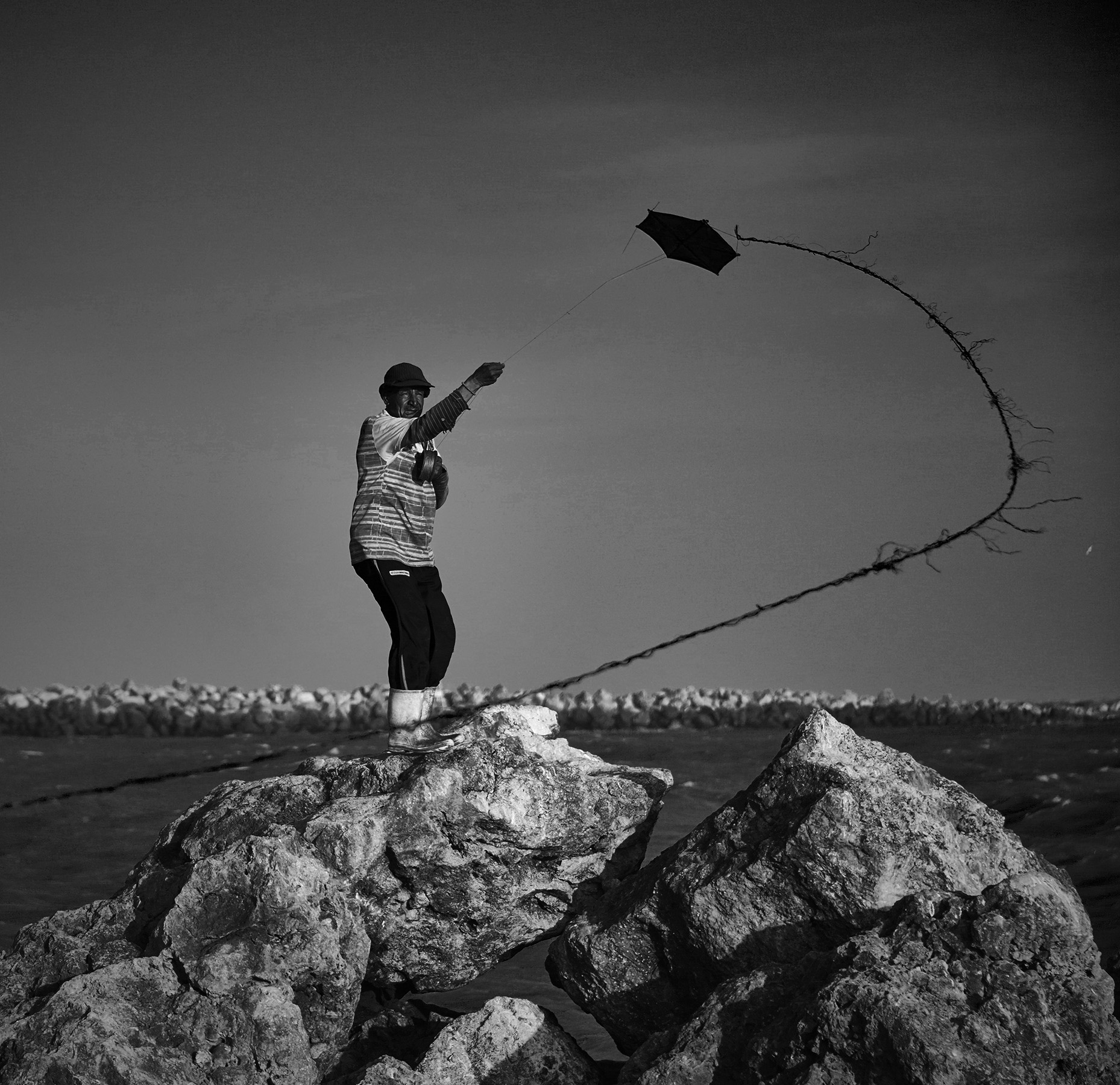 Fishing with Kite / Pescar con Cometa